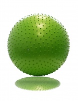 Гимнастический мяч с массажным эффектом 65 см с насосом
